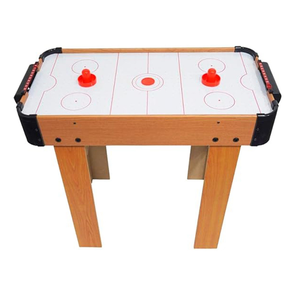 Brinquedo Mesa Mesinha Air Hockey Disco Pilhas AA Infantil Crianças Aero Game Bang Toys