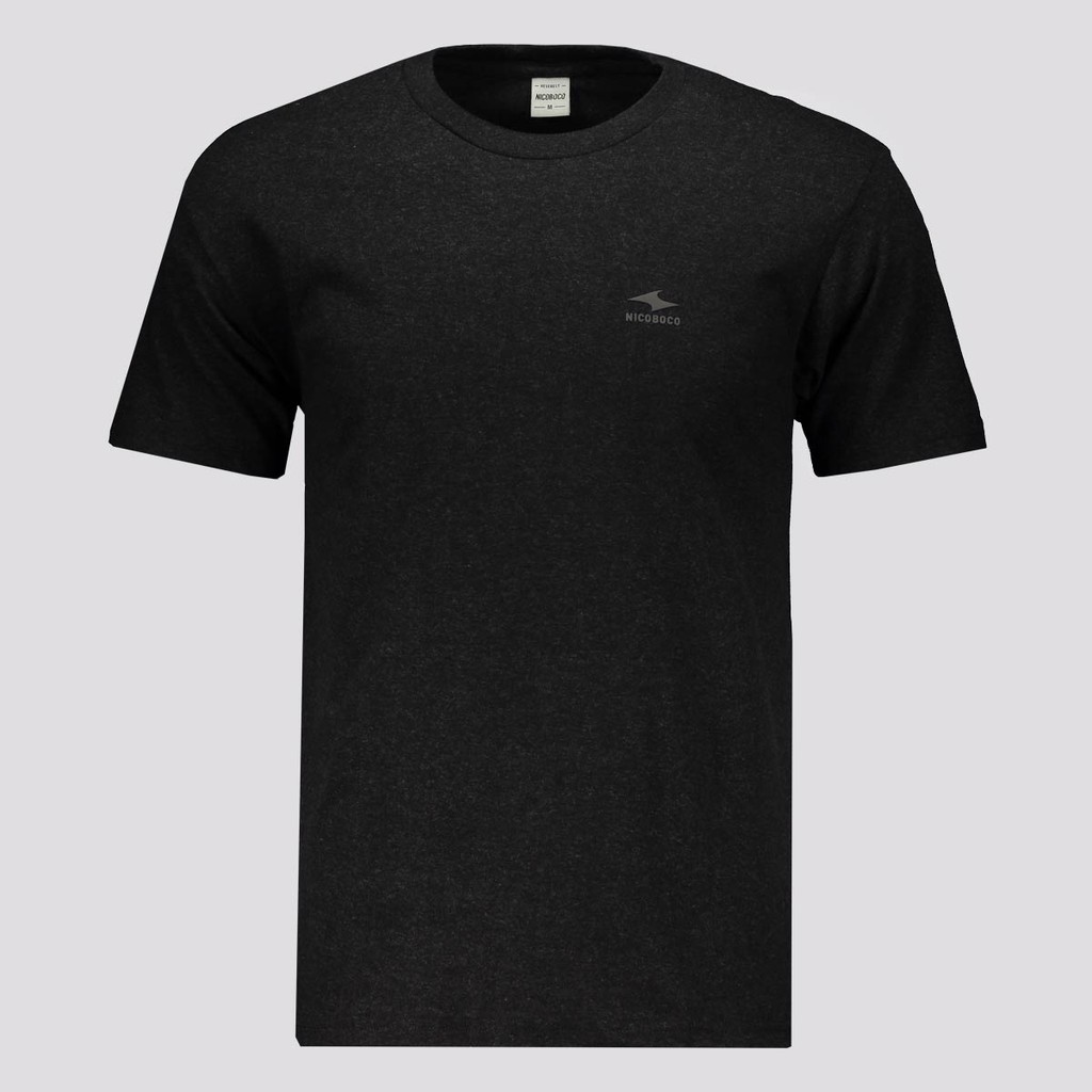 Camiseta Nicoboco Básica Offerspring Preta Mescla em Oferta na Shopee
