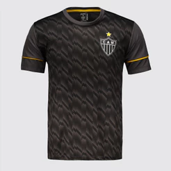 Camisa Atlético Mineiro Chiado Preto