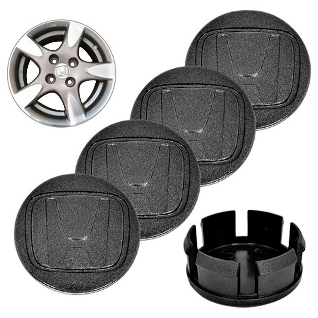 Jogo 4 Calota Meio Roda Honda Fit City Civic Grafite 58mm