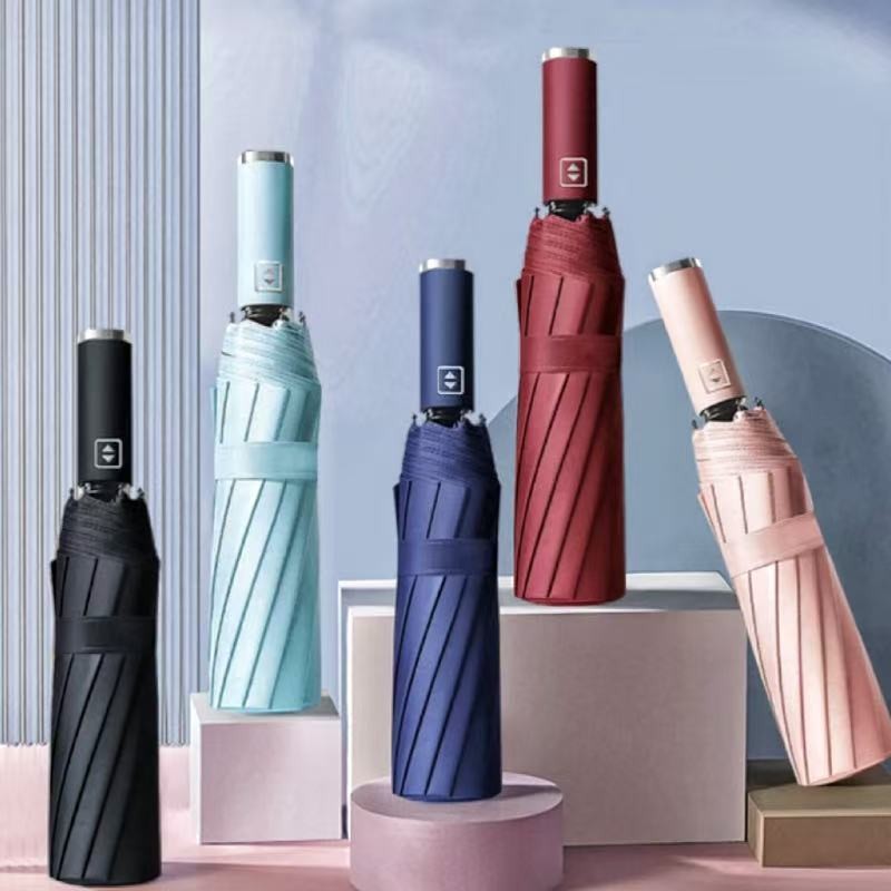 Guarda-Chuva Automático Reforçado  – Sombrinha, Resistente e Proteção Solar Blackout