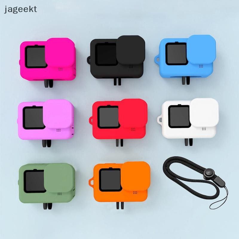 Para Acessórios Gopro Hero 9 10 11 12 Preto Capa Protetora Caixa de Silicone Macio BR OXHS