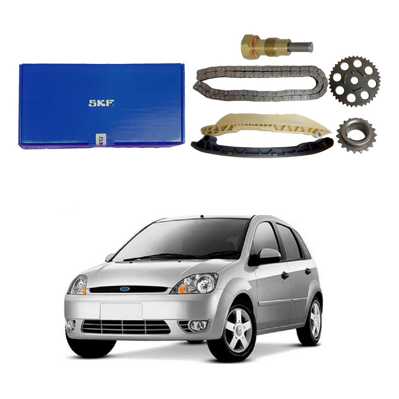 Kit Corrente Comando Skf Fiesta 1.0 1.6 2003 A 2006 em Oferta na Shopee