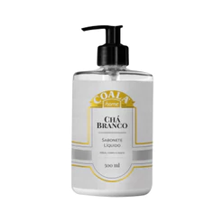 Sabonete Líquido Pump Chá Branco 500ml Coala Limpeza Suave Hidratante Lavabo Perfumado