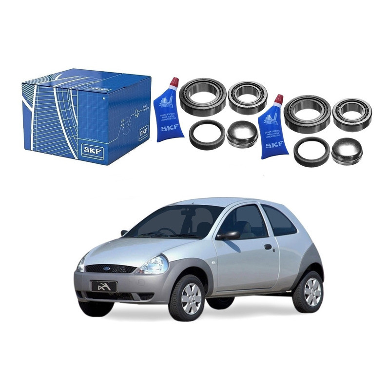 Par Kit Rolamento Traseiro Ka 1.0 1.3 1995 A 1999 em Oferta na Shopee