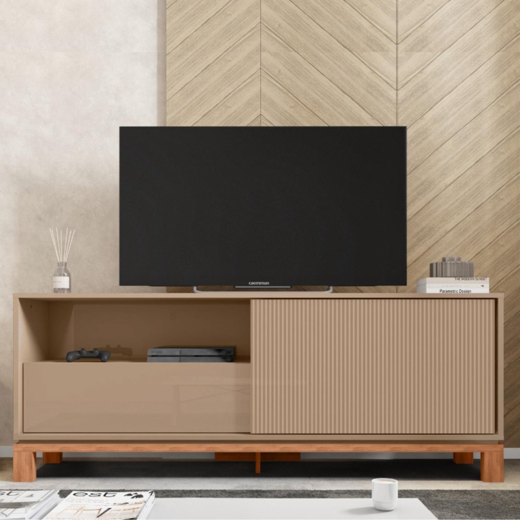 Rack para Tv até 55 Polegadas Mondrian 1.5 Caemmun em Oferta na Shopee