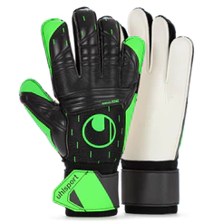 Luva de Goleiro UhlSport Campo Classic Soft Advanced Verde e Preto - Adulto