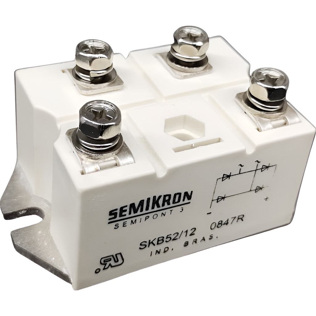 Ponte Retificadora Skb52/12 - Original Semikron