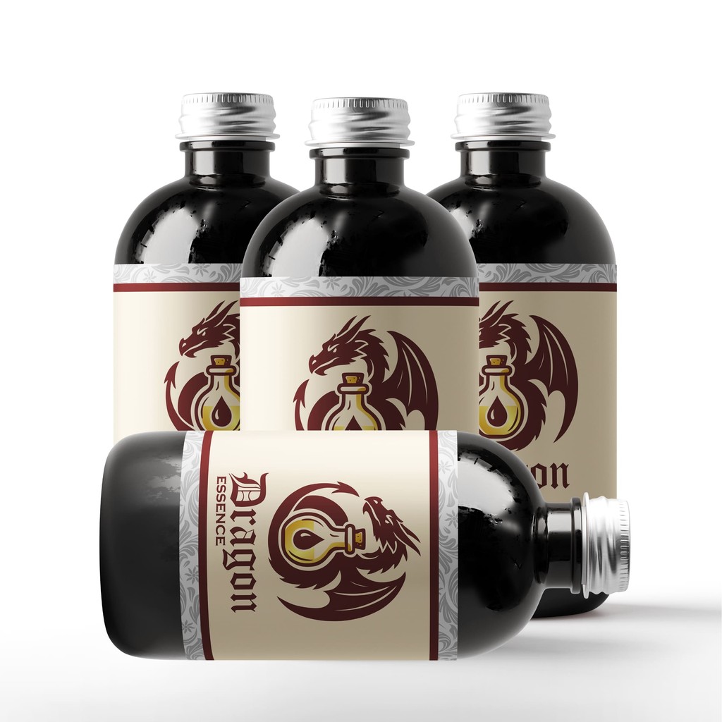 Kit 4 Essências Aromáticas Lipossolúveis (Óleo) 100ml – Dragon Essence | +250 Opções Disponíveis em Oferta na Shopee