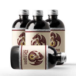 Kit 4 Essências Aromáticas Lipossolúveis (Óleo) 100ml – Dragon Essence | +250 Opções Disponíveis em Oferta na Shopee