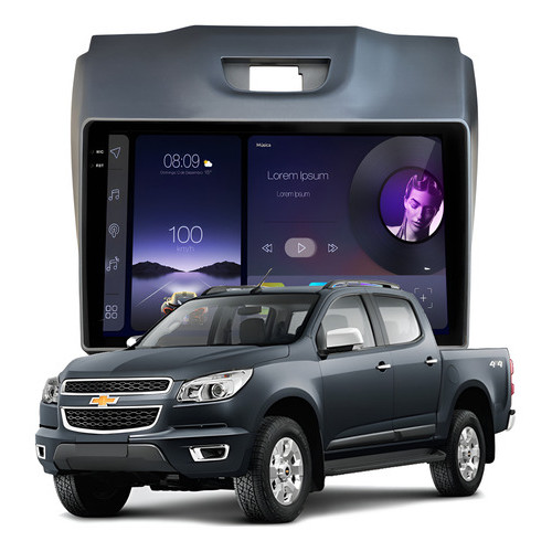 Imagem Multimídia Adak Iplay G2 Chevrolet S10 2012 A 2016 64gb Carplay Android Gps Bluetooth Qled 9p