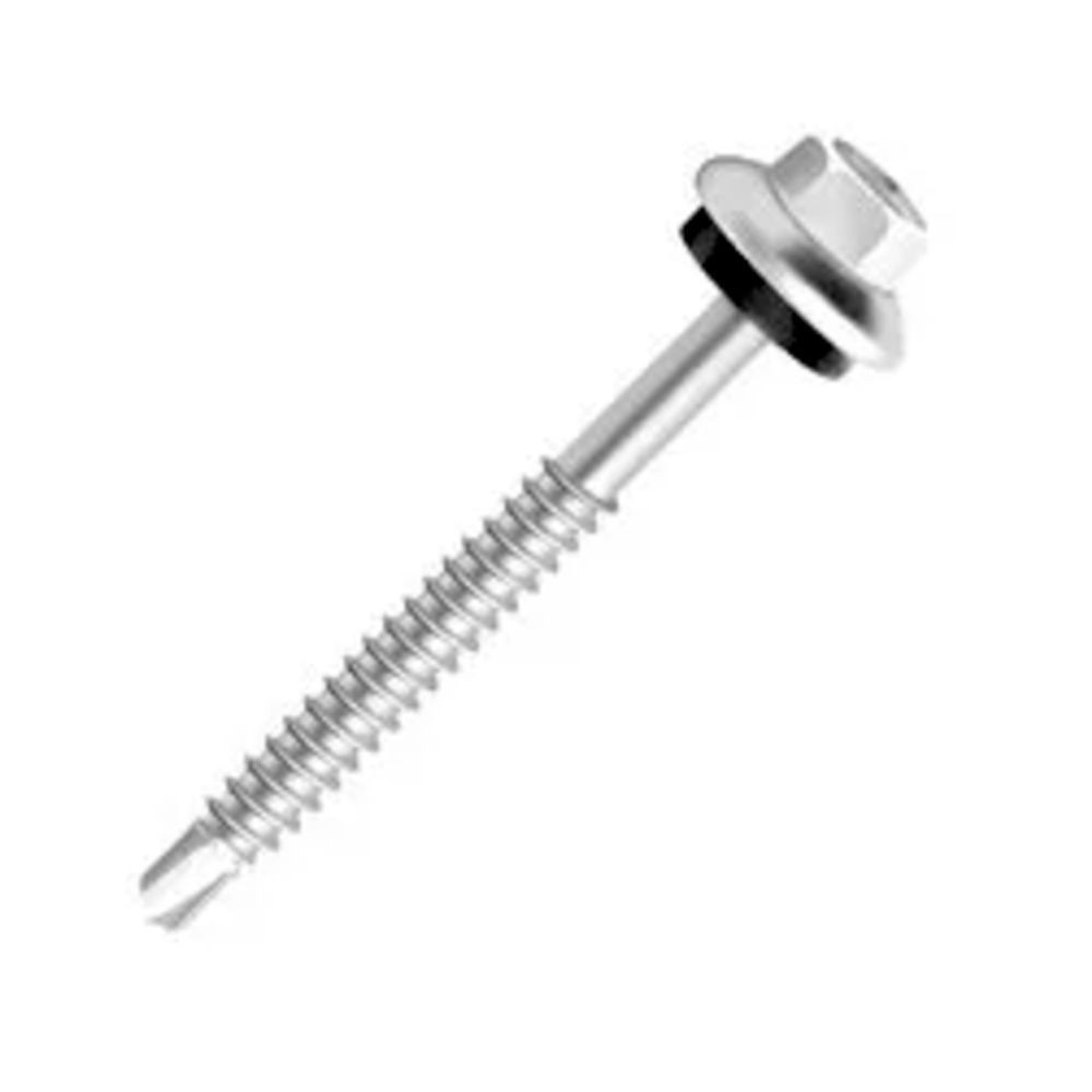 Parafuso Ponta Broca 63mm Sextavado Flangeado