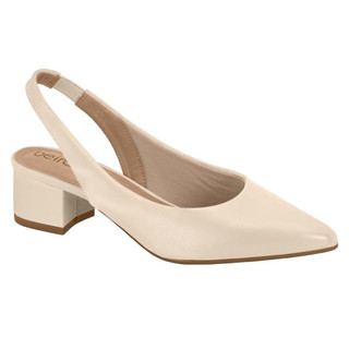Scarpin Slingback Feminino Salto Bloco Baixo Conforto Beira Rio 4182.220
