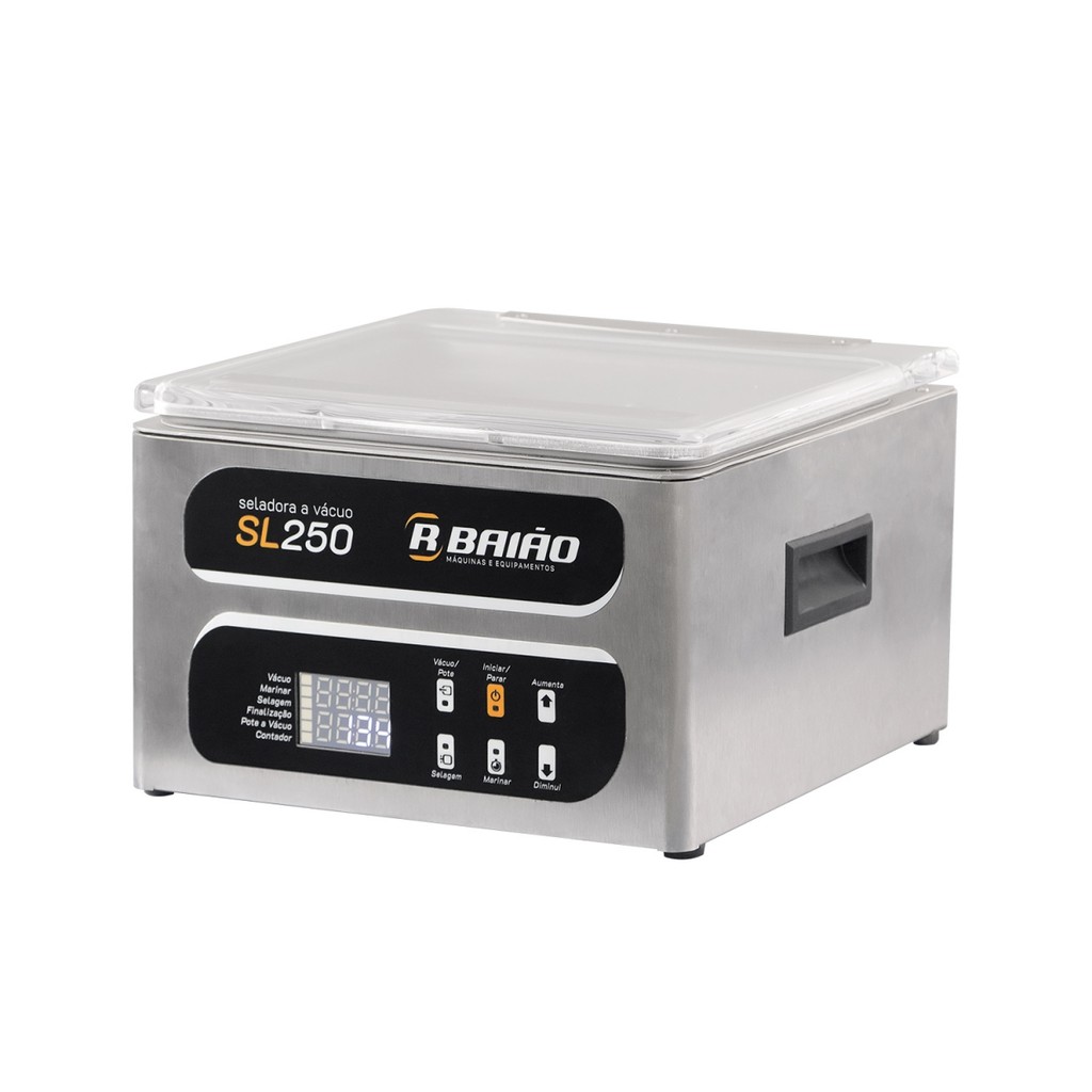 Seladora Vácuo Selar Sl250 Aço Inox 220v Profissional 28250