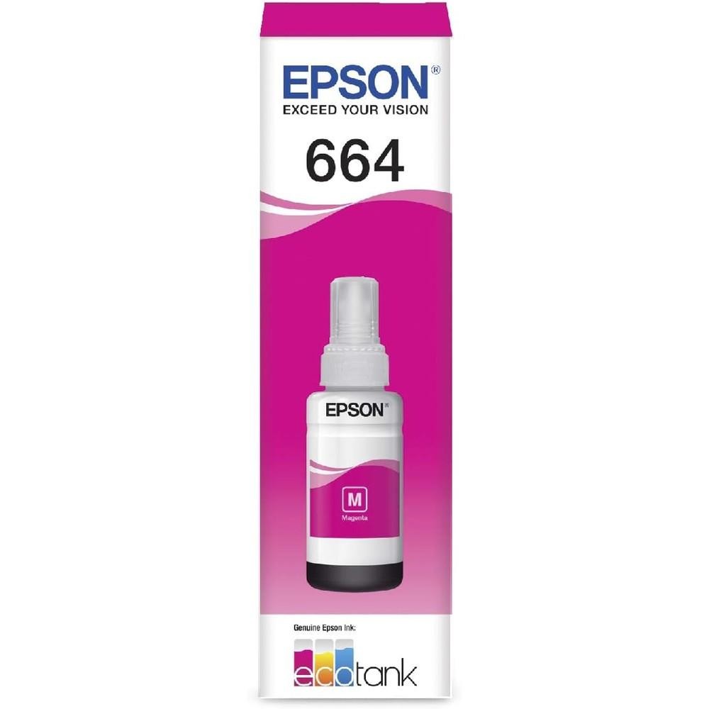 Cartucho de Tinta Epson 664 Magenta Original em Oferta na Shopee