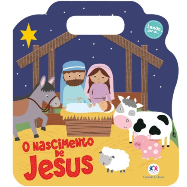 O Nascimento de Jesus – Livro Cartonado | História Bíblica Infantil com Ilustrações em Oferta na Shopee