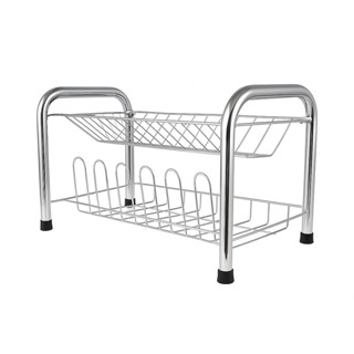 Escorredor de Louças Duplo em Aço Reforçado - Disponível em Todas as Cores em Oferta na Shopee