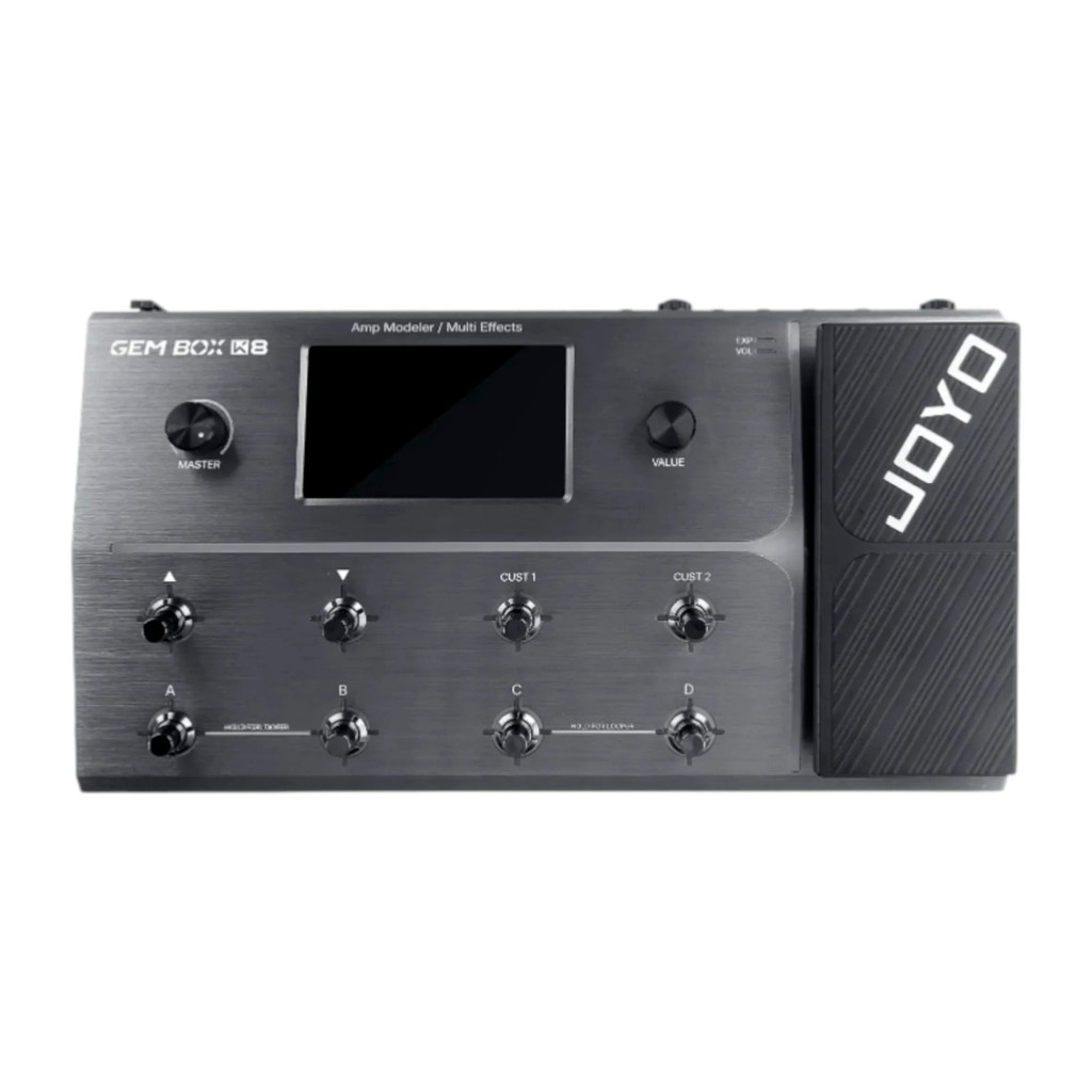 Pedaleira multiefeitos IR p/ guitarra Joyo GEM BOX K8