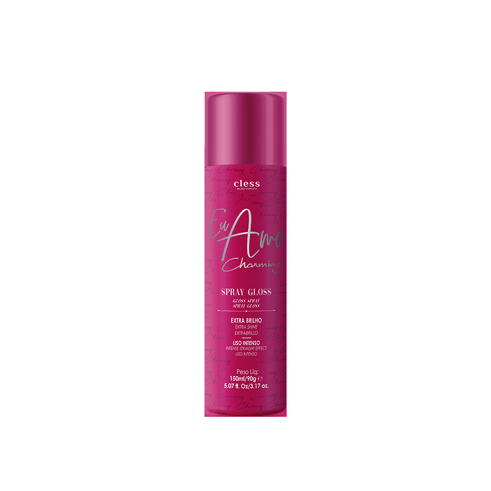 Spray Gloss Cless Eu Amo Charming 150ml em Oferta na Shopee