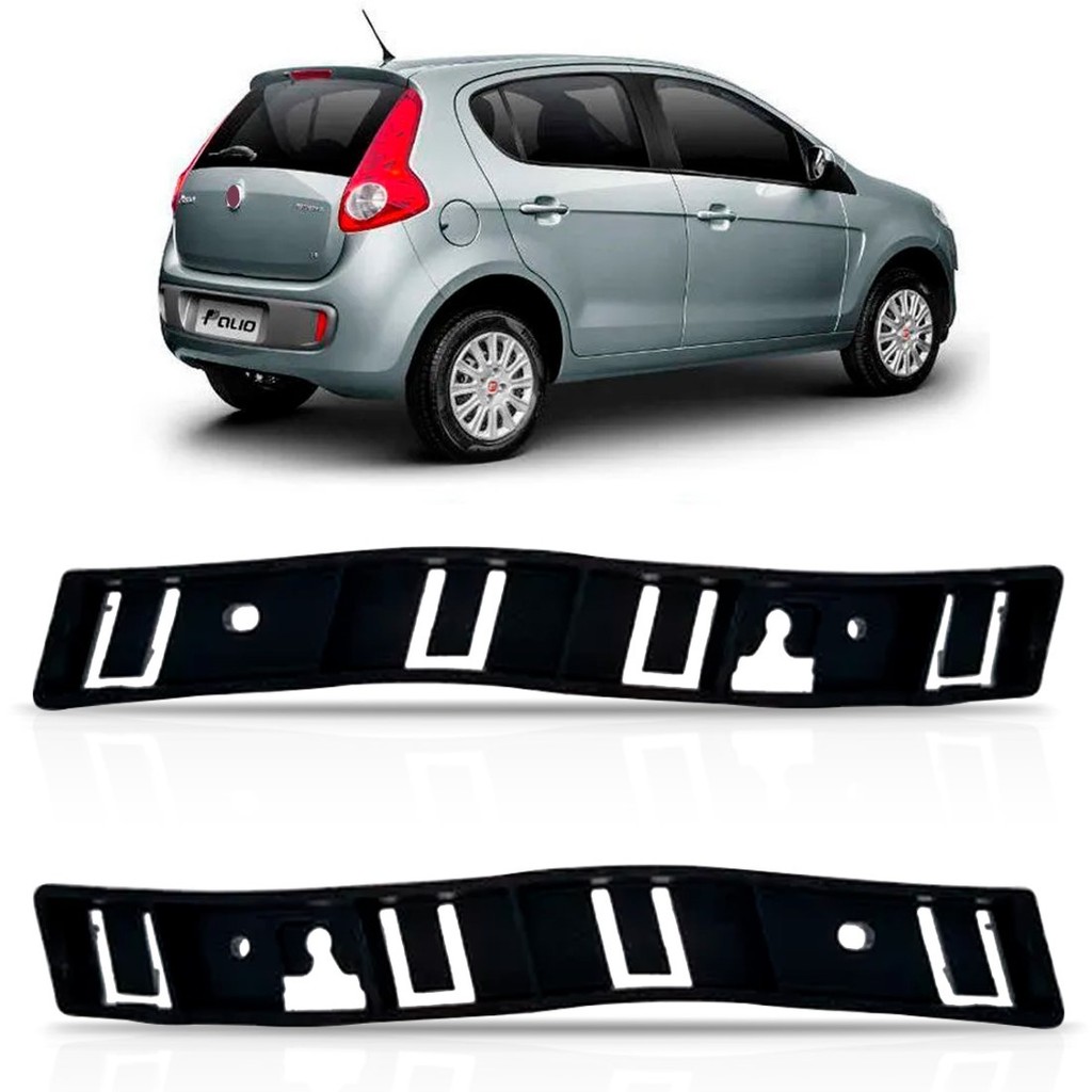 Guia Suporte Parachoque Traseiro Palio 2012 2013 2014 2015 2016 em Oferta na Shopee