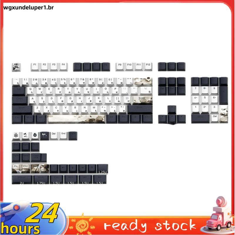 133 Teclas Keycaps PBT Cereja Keycap Conjunto Personalizado Japonesas Para Teclados Mecânicos 60/84/98/108