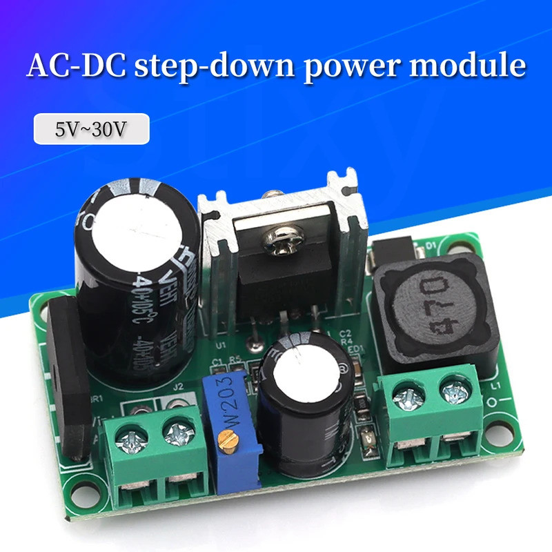 Módulo Conversor Abaixador AC/DC Para Buck LM2596HV 3v 3.3V 5V 6V 9V 12V 15V 24V 5V-50V Ajustável Step-Down 3A Fonte De