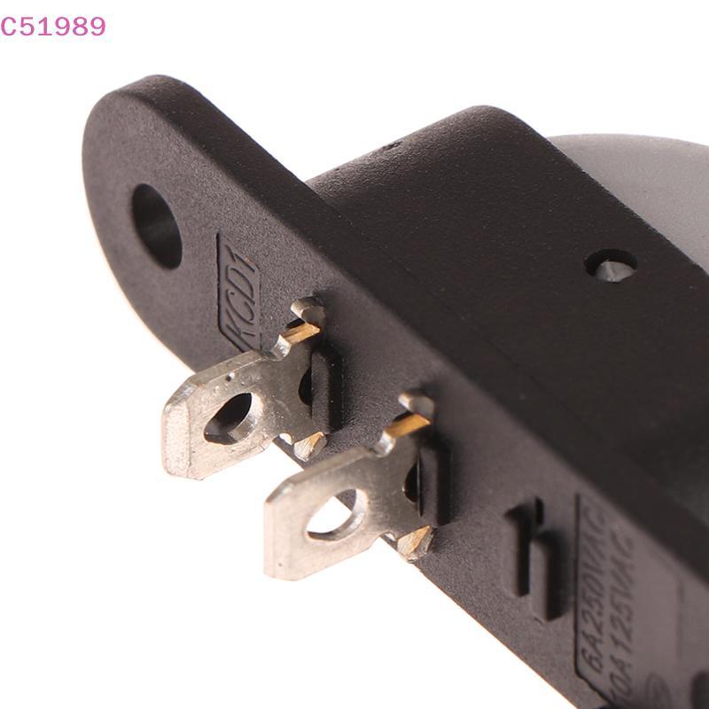 [kaan] 5 Peças Interruptor De Botão Liga/Desliga De Luz De 2 Pinos 250V 6A AC AMP 125V 10A Elétrico Wok Panela De Arroz