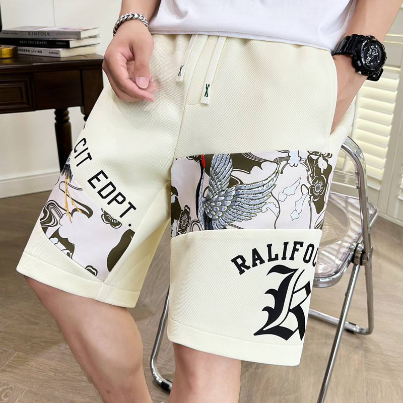 Shorts curtos masculinos roupa exterior verão na moda Casual calças de praia 2023 novo estilo juventude roupas masculina