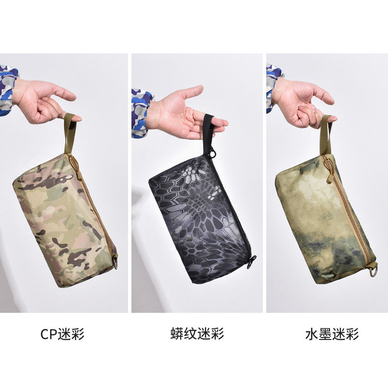 Ao ar livre edc embreagem à prova dwaterproof água portátil pesca molle saco de Gadget eletrônico saco de armazenamento
