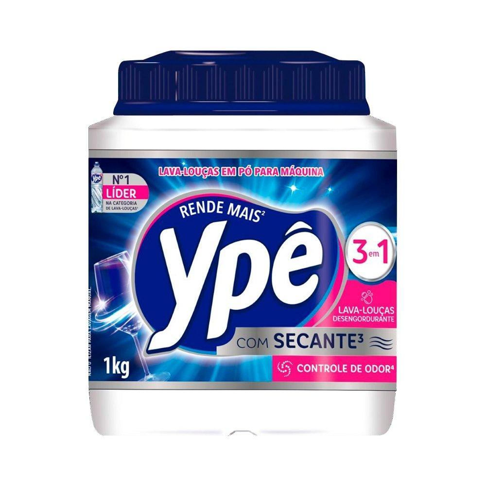 Detergente em Pó Ypê Lava Louças - Para Máquina com Secante Pote 1Kg