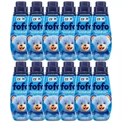 Amaciante Fofo Concentrado Azul Tudão 500ml - Embalagem com 12 Unidades