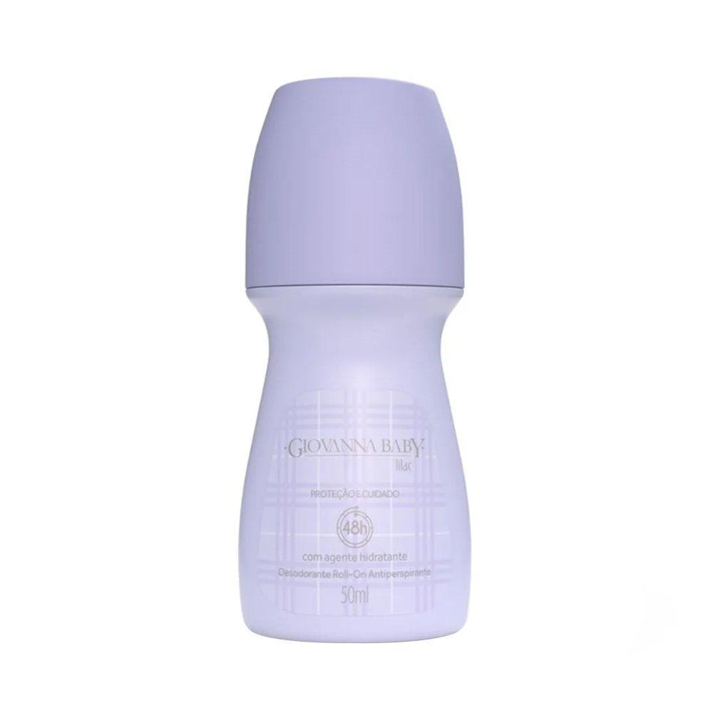 Desodorante Giovanna Baby Roll On Lilac 50ml - Embalagem com 2 Unidades