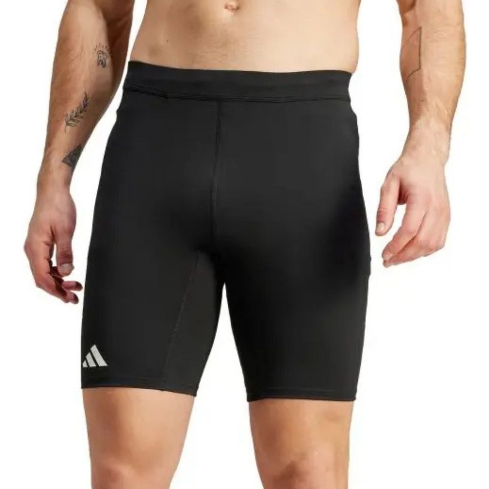 Bermuda Adidas Adizero Essentials Preto Leve Respirável Running Academia