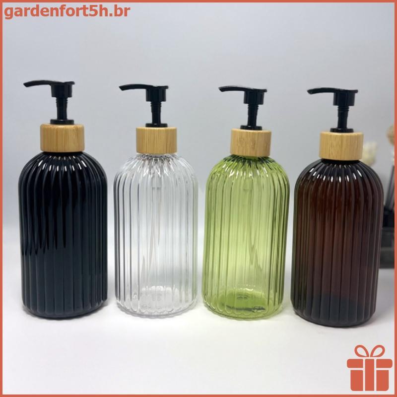 GARDE 1 Pçs 500ml Dispensador De Sabão Com Bomba Recarregável Shampoo Garrafa Vazia Cozinha Banheiro Mãos Recipiente Loç