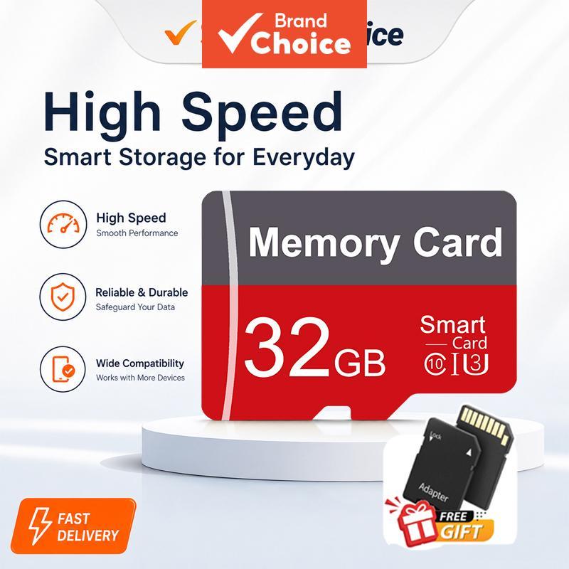 Cartão de memória microSD/TF específico para câmera, pen drive USB 3.0 de alta velocidade 64GB 32GB 16GB 8GB 4GB à prova