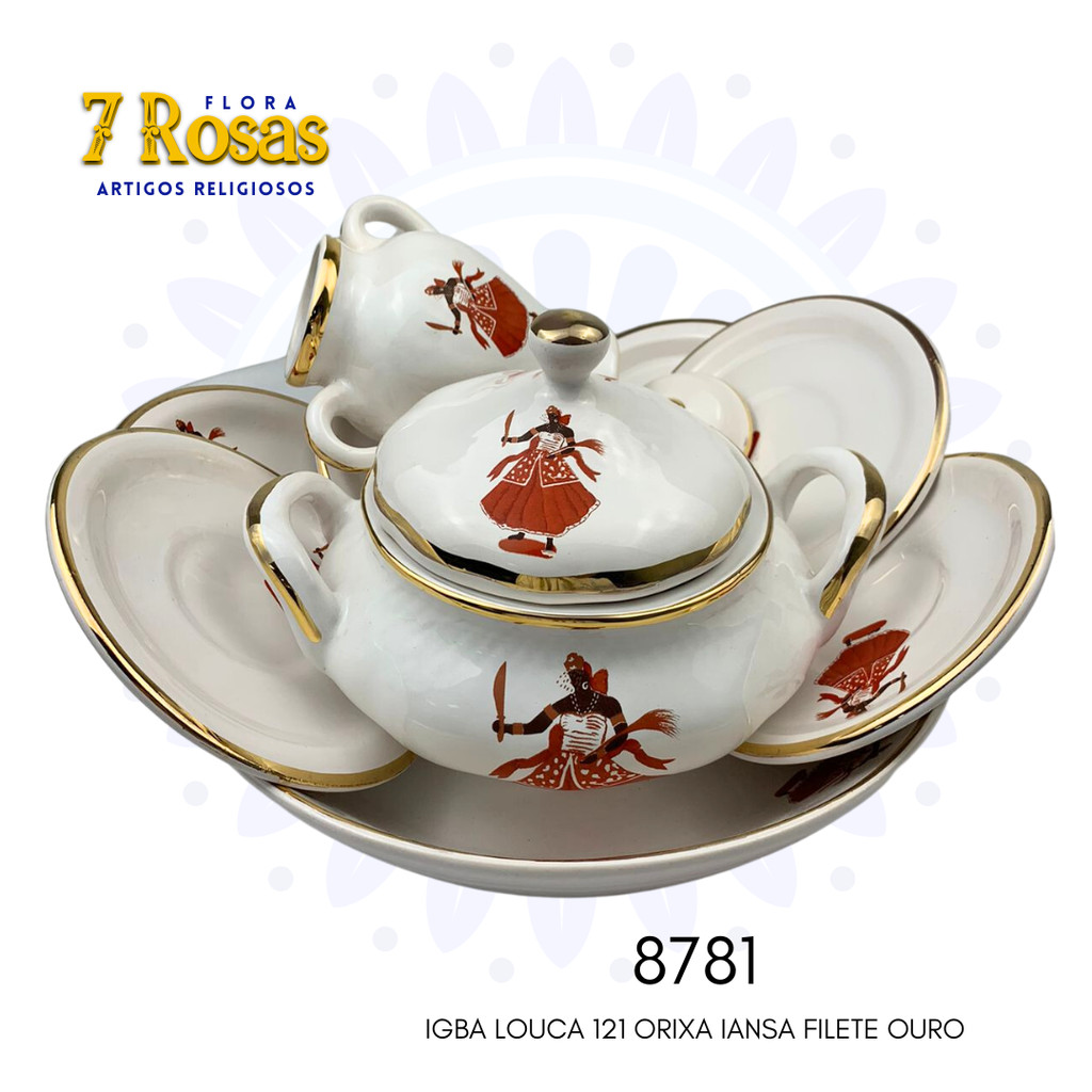 IGBA LOUCA 121 ORIXA IANSA FILETE OURO*