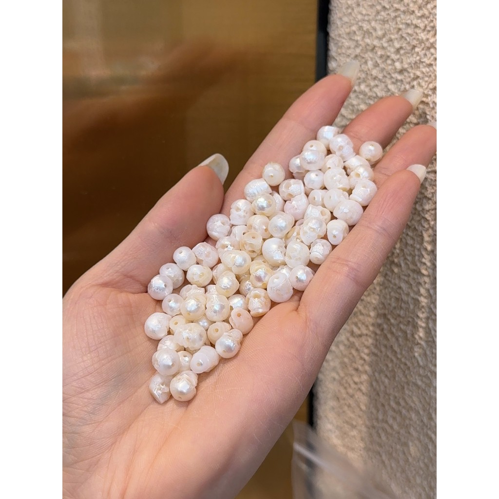 Natural pérola crânio artesanal diy acessórios pulseira colar pingente acessórios moda All-Match S