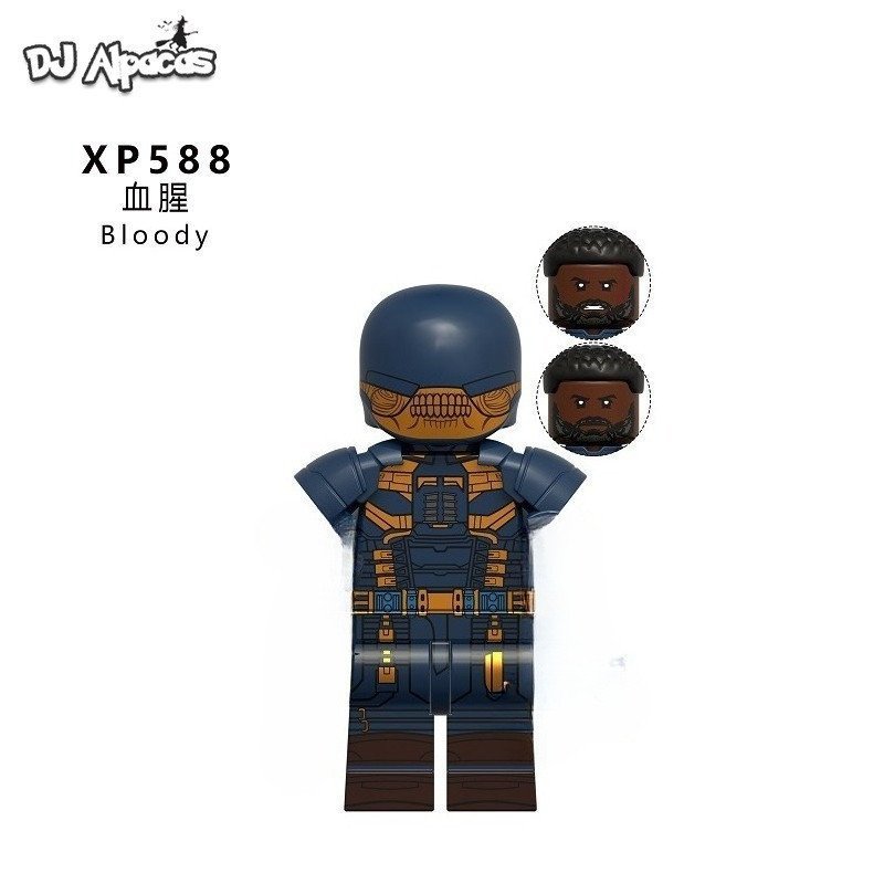 Figuras de Blocos de Montar Dragão Azul Dragão Branco Peacemaker Vigilante Miniatura Brinquedo de Montar