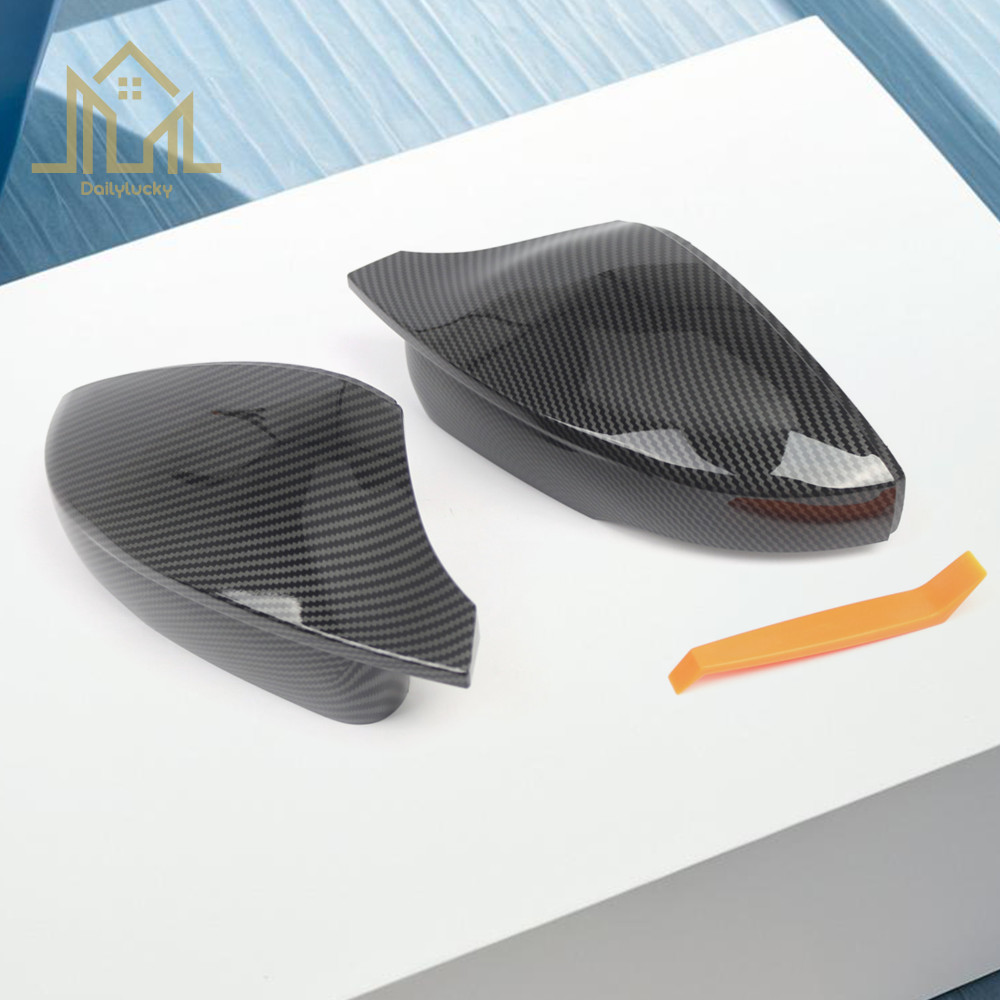 2 Peças Capa De Espelho Lateral ABS Adequada Para VW Polo MK5 2009-2017 Caixas Retrovisor Externo [Dailylucky.br-DLY]