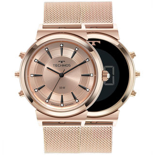 Relógio Technos Feminino Curvas Digital Rosé - 9T33AC/1J