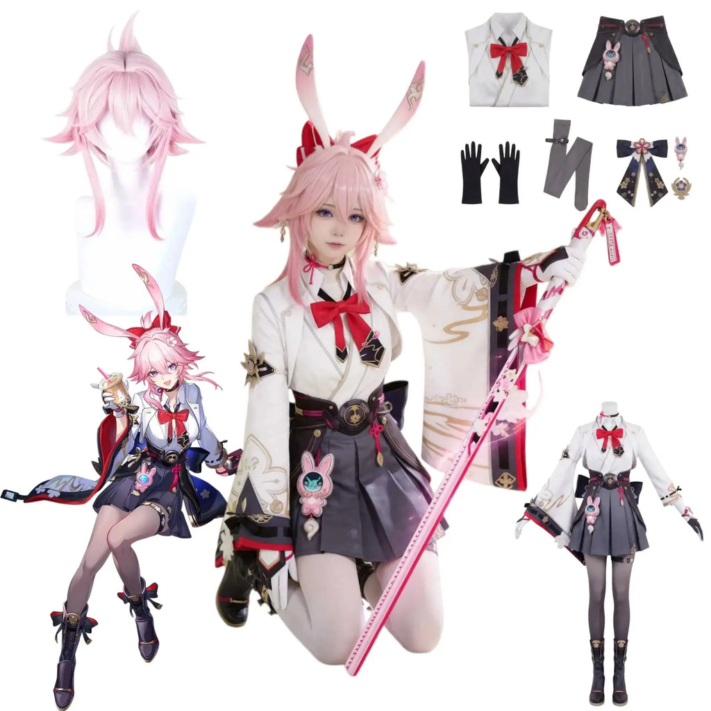 Honkai : Star Rail Evanescia Cosplay Anime Traje Peruca Jogo Carnaval Halloween Comic Convenção Roupas De Festa