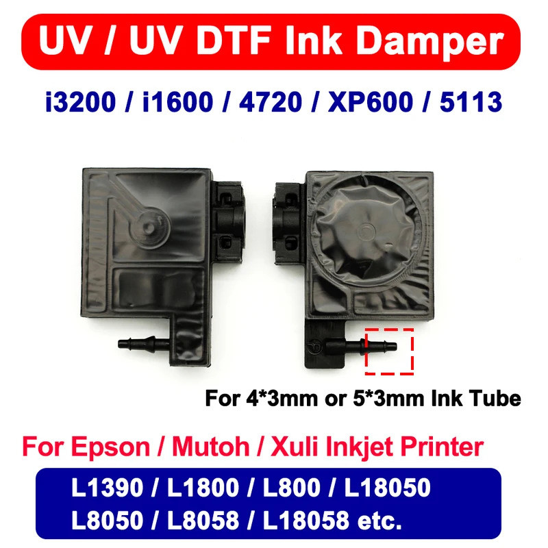 Filtro Amortecedor de Tinta UV / UV DTF i3200 i1600 4720 XP600 5113 para Impressoras Jato de Tinta Epson Mutoh Xuli L139