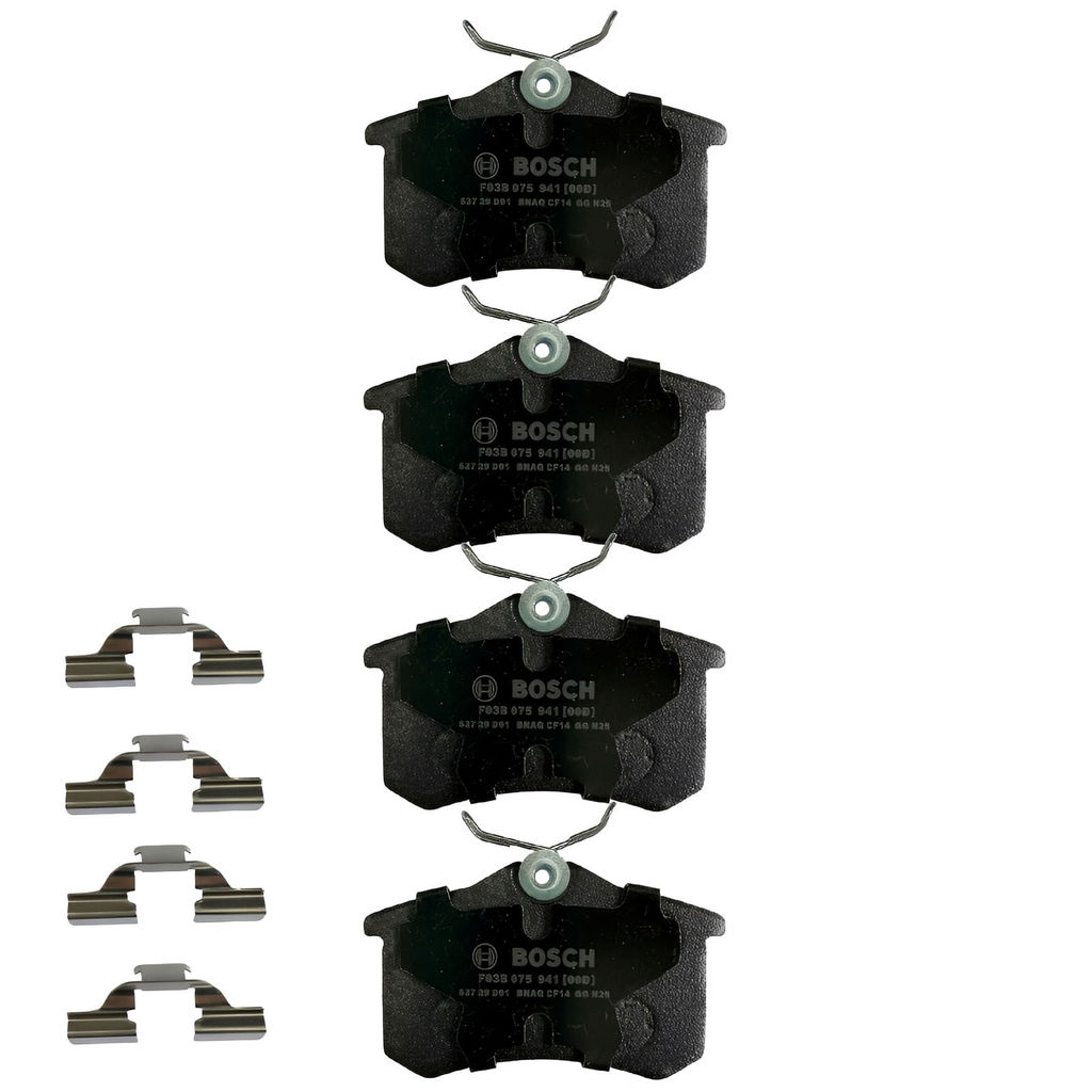 Pastilha Traseira QuietCast Cerâmica Bosch Citroen C4 2013-2020 Lounge (87mm)