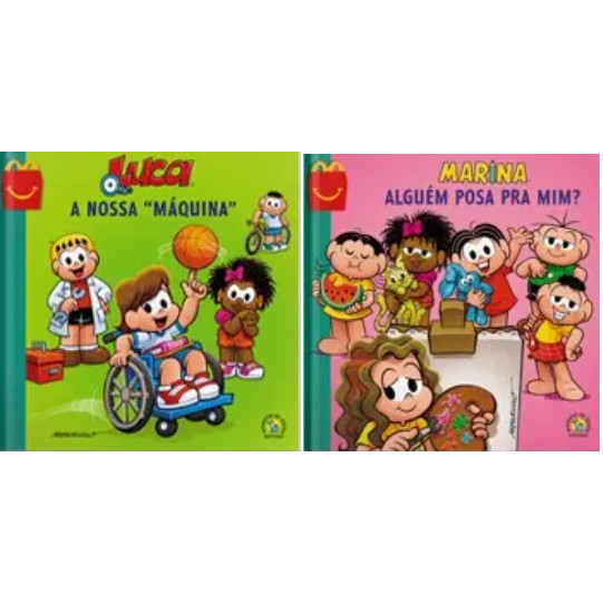 Luca A Nossa "Máquina" E Marina Alguém Posa pra Mim Turma Da Mônica E Mcdonalds