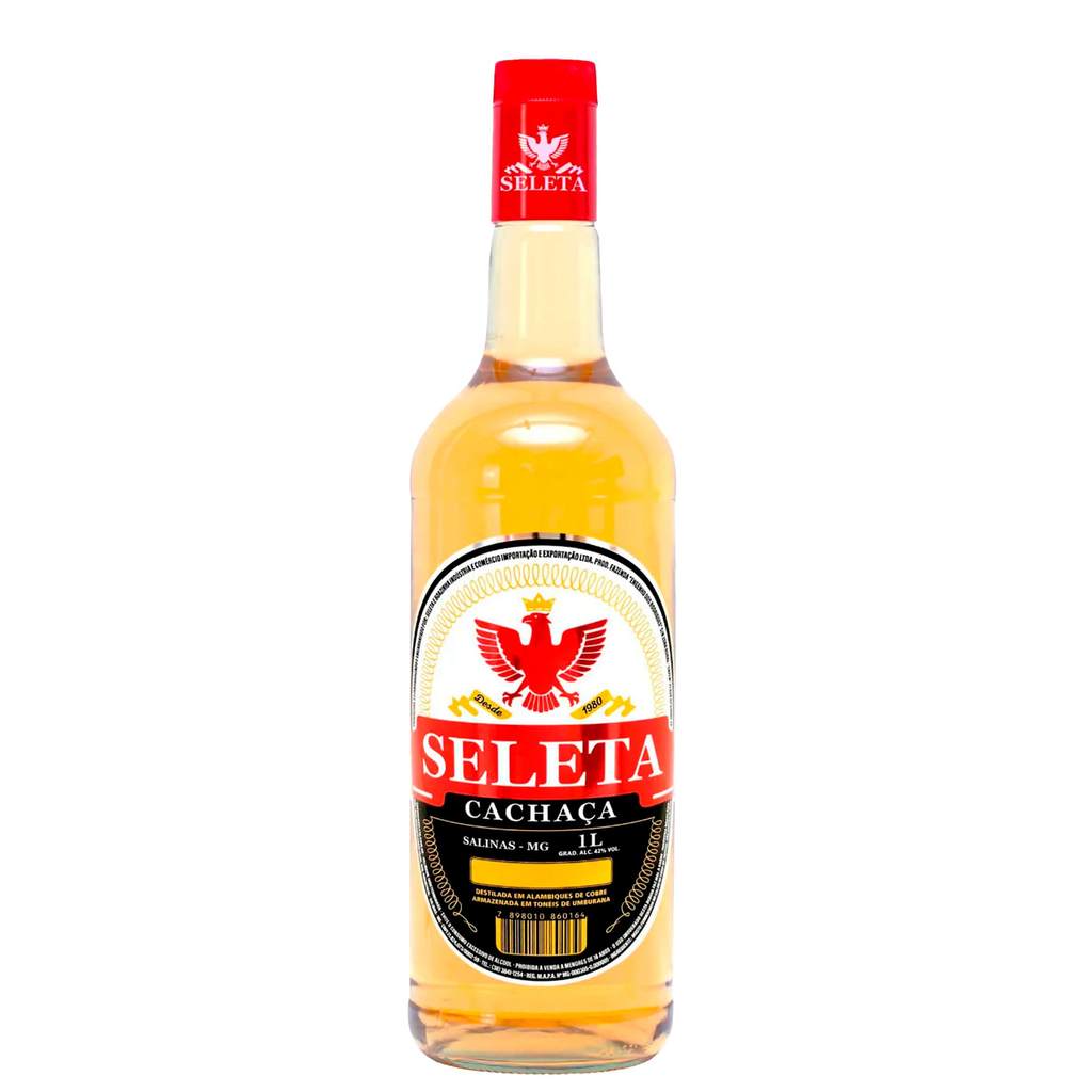 Cachaça Seleta Ouro 1L