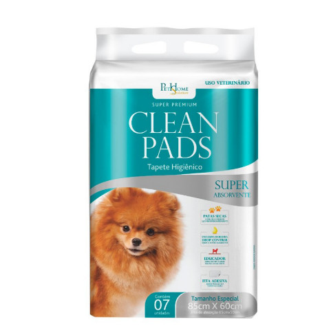 Tapete Higiênico Clean Pads para Cães 85X60Cm - 7 unidades — imagem 2 de 2