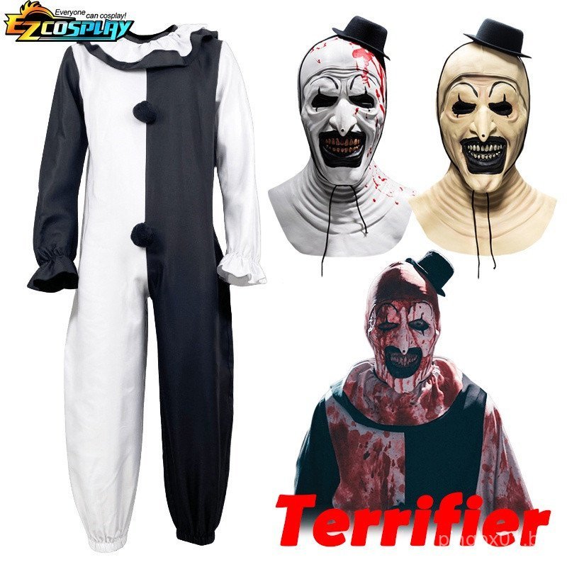 Fantasia de Palhaço para Cosplay de Halloween, Macacão Completo do Palhaço Artista de 'The Terrifier' SDJI