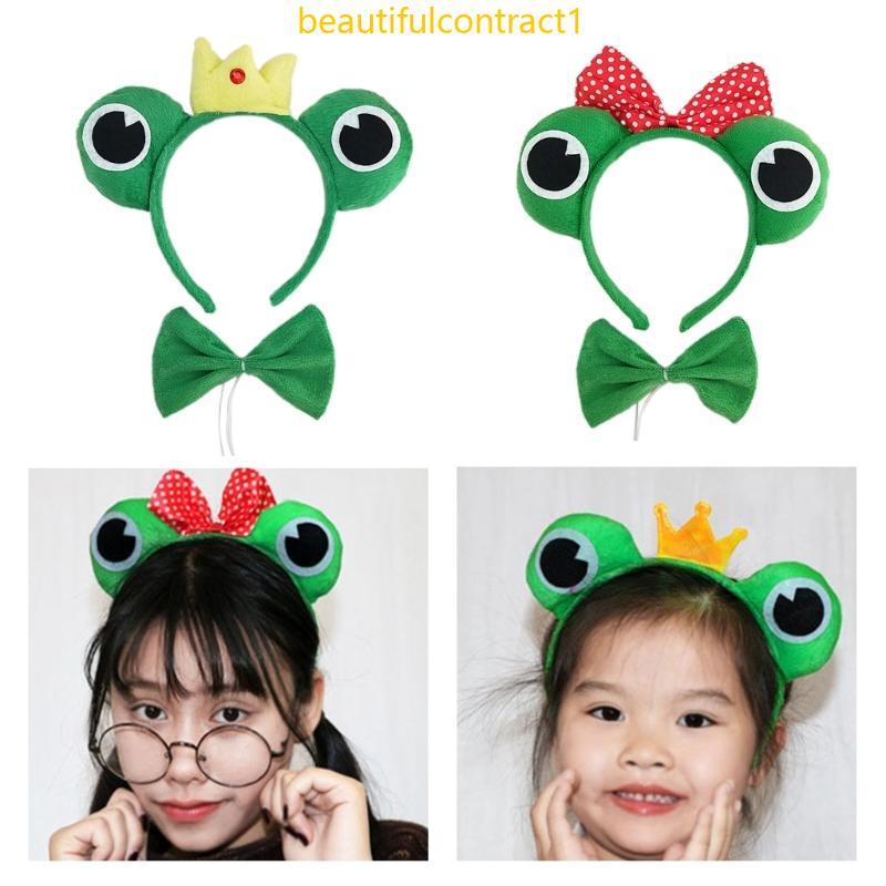 Jack Bonito Sapo Hairband E Dos Desenhos Animados Animal Colar Palco Príncipe Cocar Para Saia De Gravata Borboleta