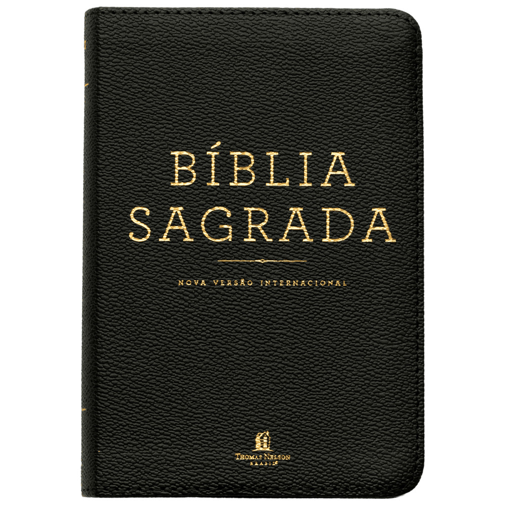 Bíblia Pocket | NVI | Leitura Perfeita | Capa Luxo Preta