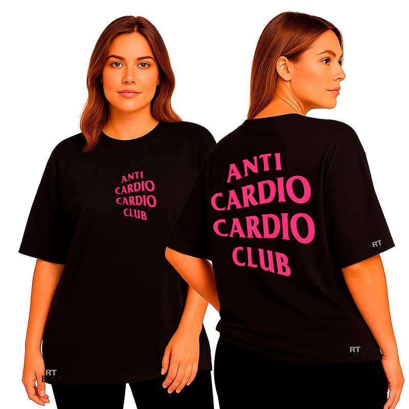 Camiseta Feminina oversized Feminina Moda Fitness Treino academia exercícios Malha 100% Algodão Premium